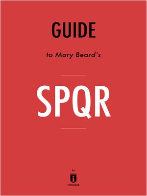 cover image of Guide to Mary Beard's SPQR by Instaread